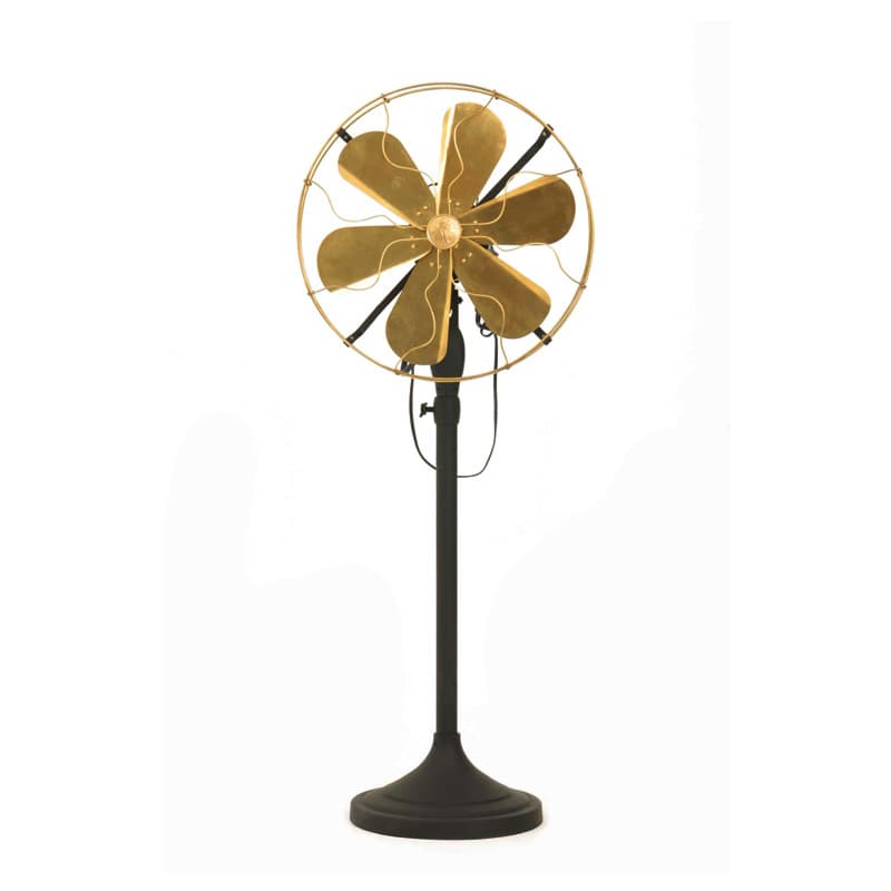 FT-161-B WIDE LEFT-RIGHT BLACK-GOLD /16",Stand Fan
