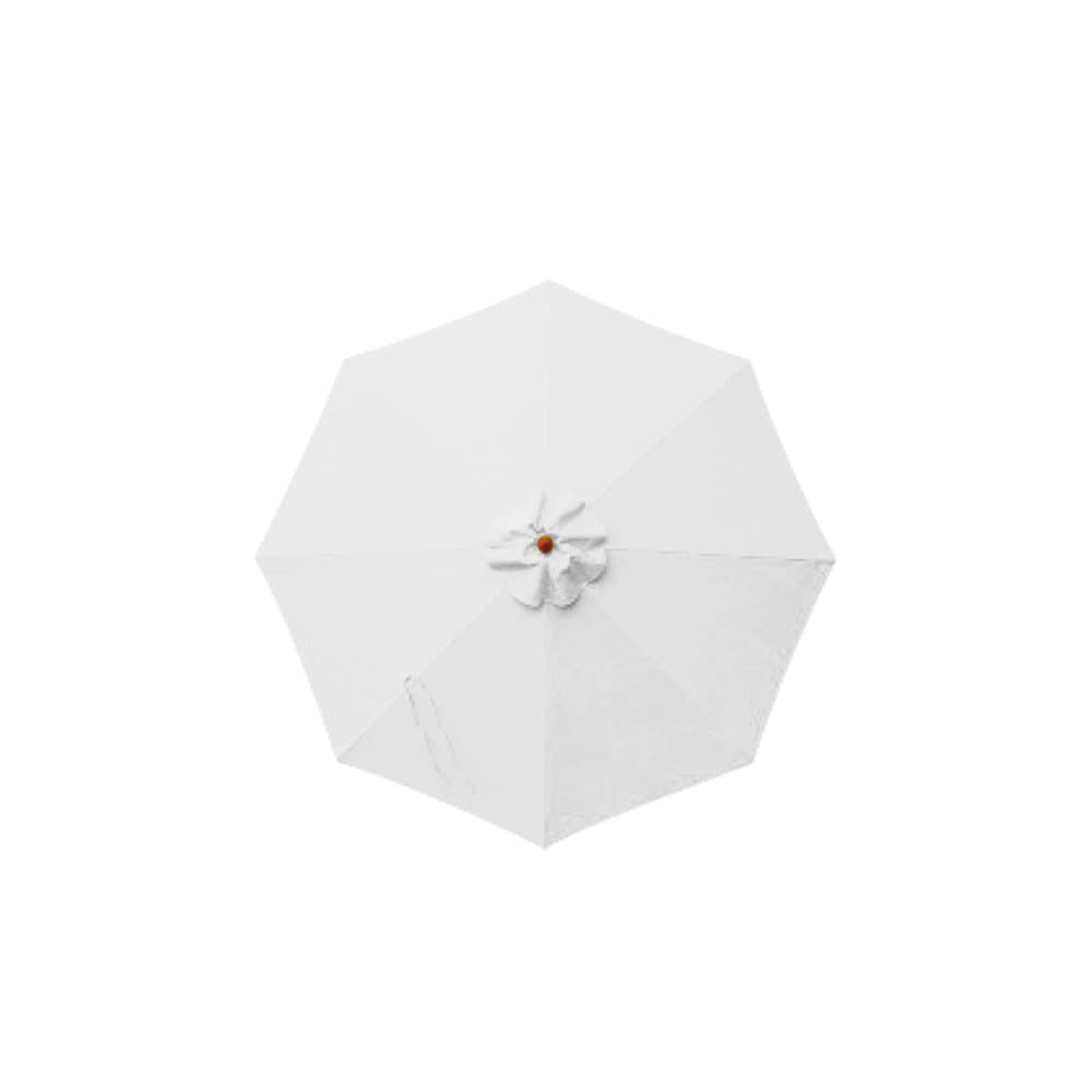 PARASOL-WHITE/2.5M,Umbrella With Base-3