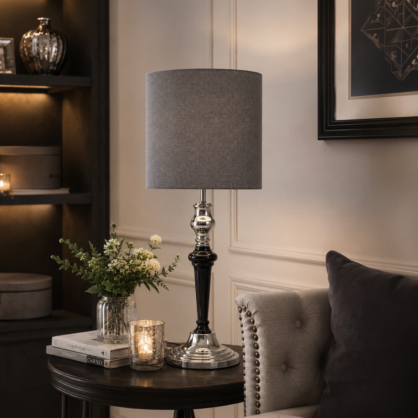 MODEL DV.48632-OVAL BASE TABLE LAMP /H71