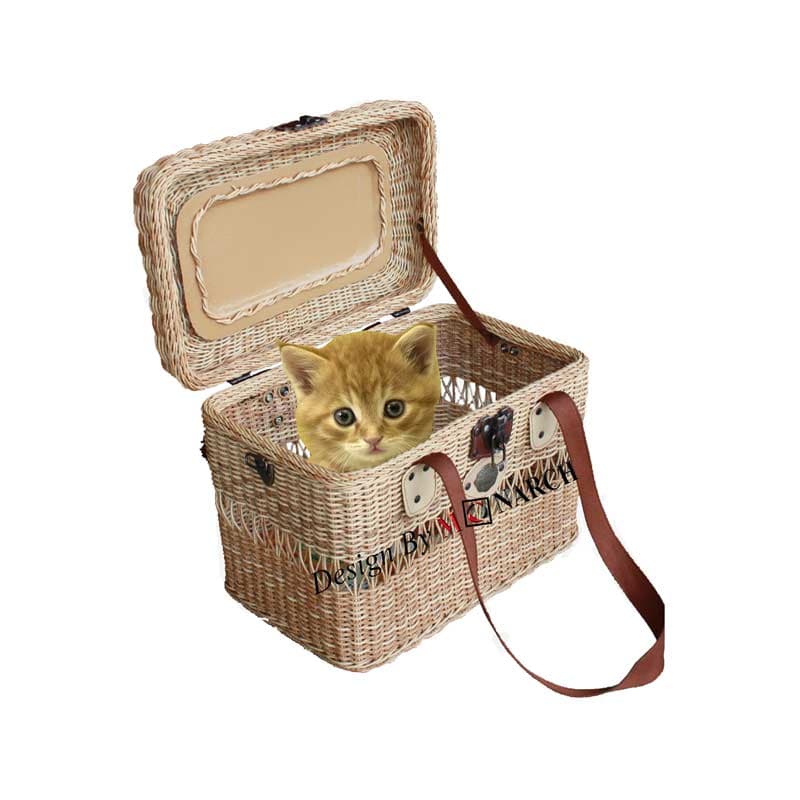 DPB3-31INPOEP-9N19 กระเป๋าใส่สุนัขและแมว สีเหลี่ยม-2