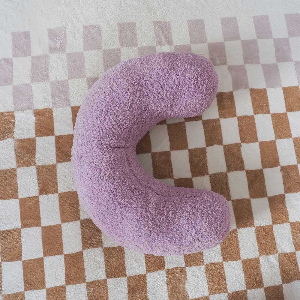 หมอนอิงตัวอักษร - C (สีม่วง)