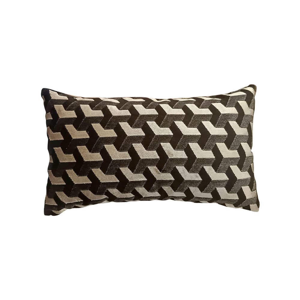 BAKER-BLACK/30x50,Cushion