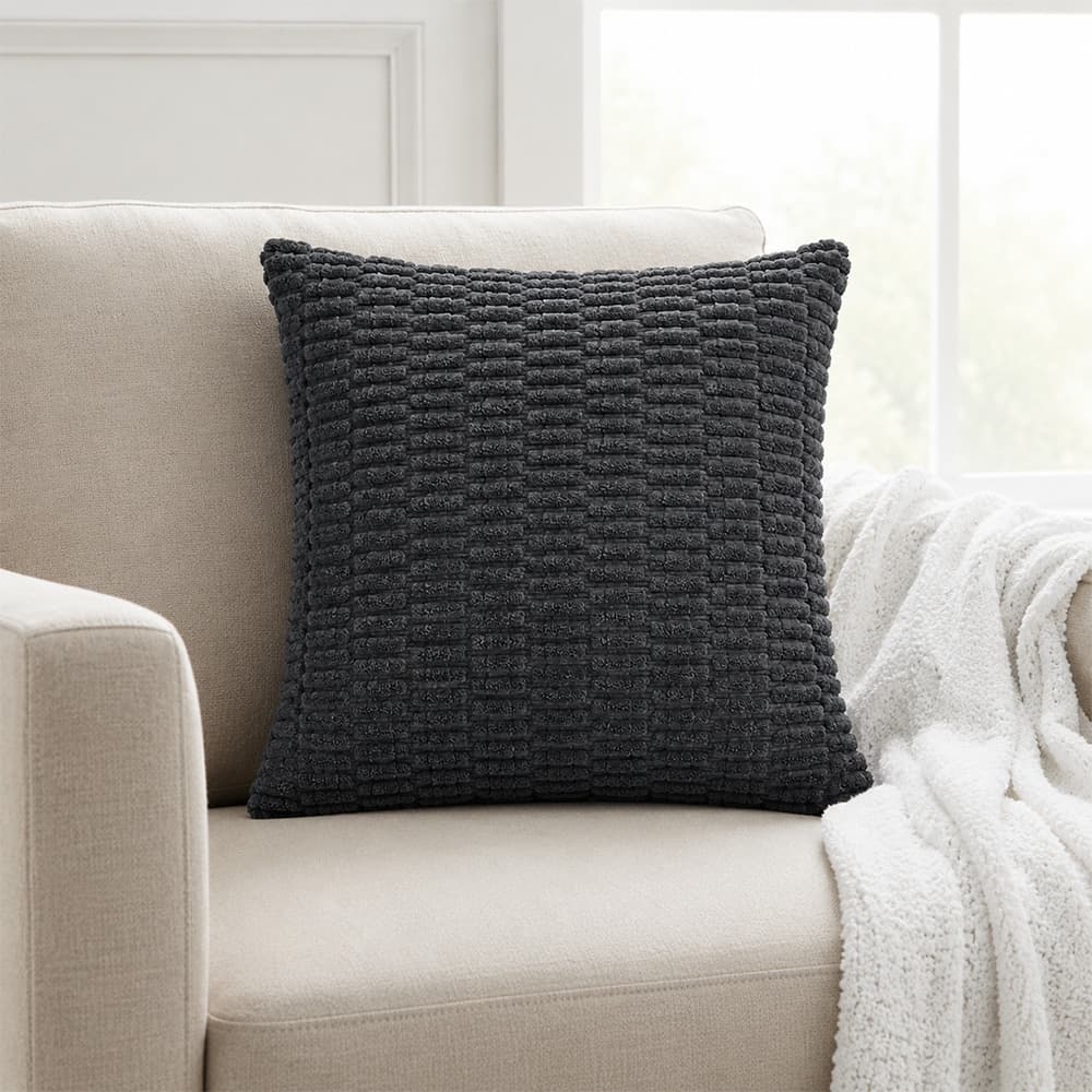 CORDUROY-DGY/45x45,Cushion