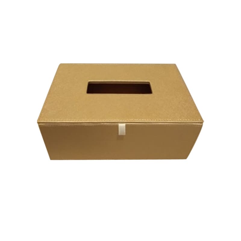 O17-269 Tissue Box (L) Gold