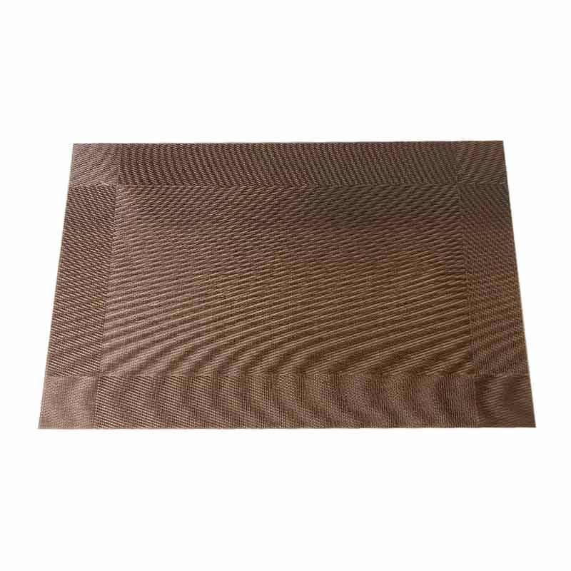 แผ่นรองจาน รุ่น มาร์เวล-สีพิ้งโกล์ /45x30 ซม.