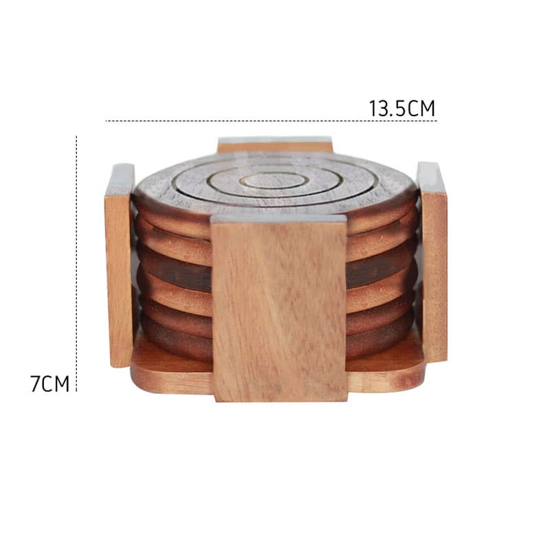 NT098 ที่วางแก้วกลม 6 ชิ้น/H7 CM-2