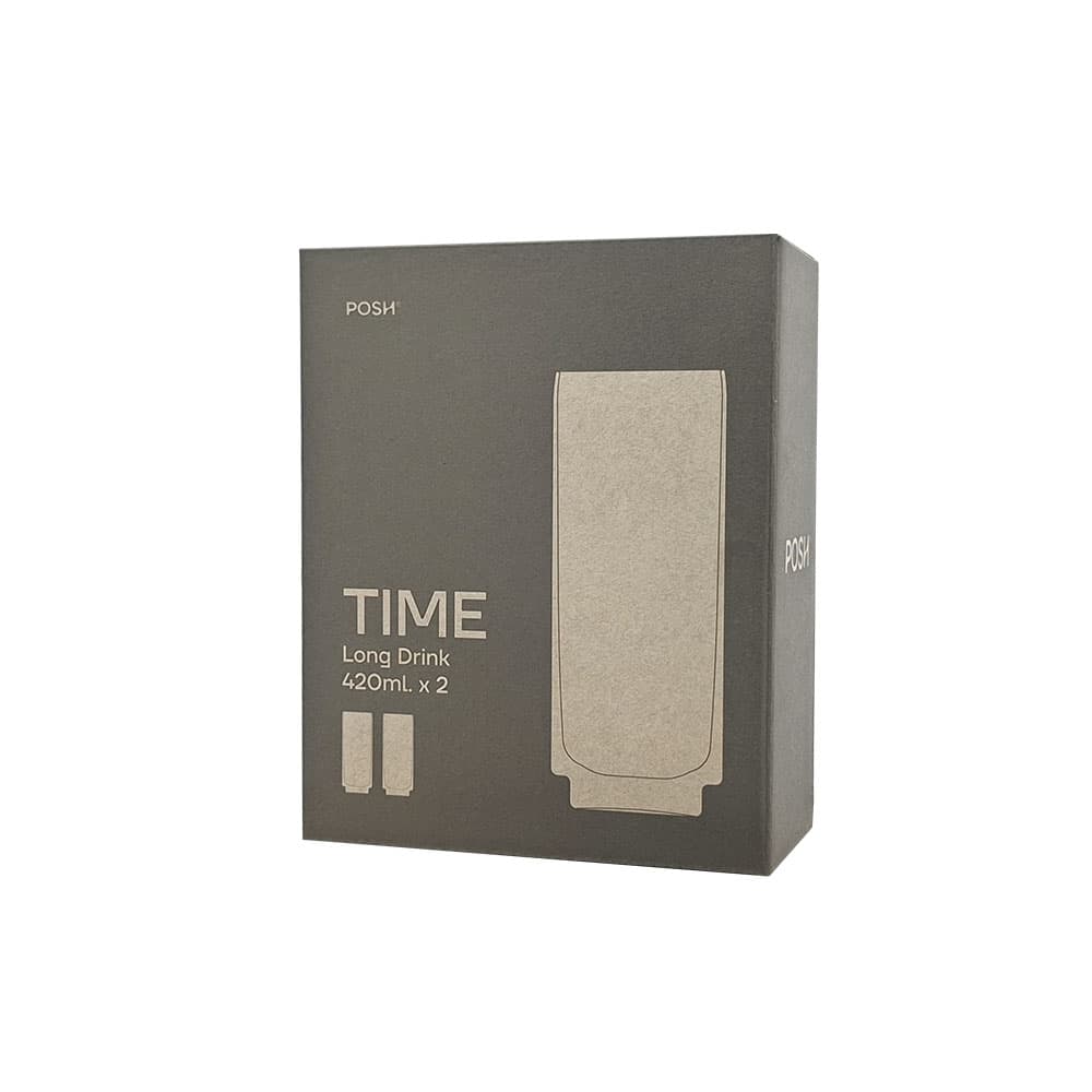 ไทม์ แก้วลองดริ้ง 420 มล. แพ็ค2-2