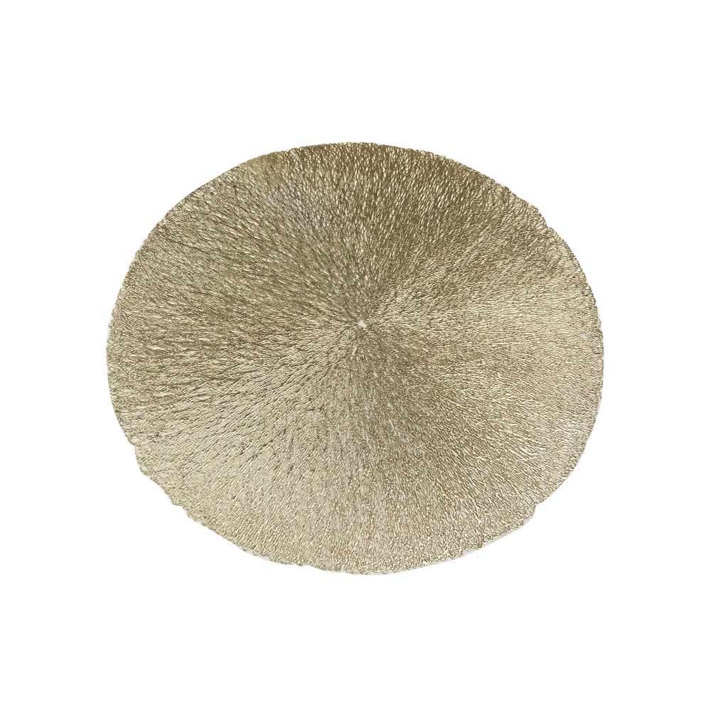 แผ่นรองจาน รุ่น เดอ มอน-สีทอง /38 ซม.