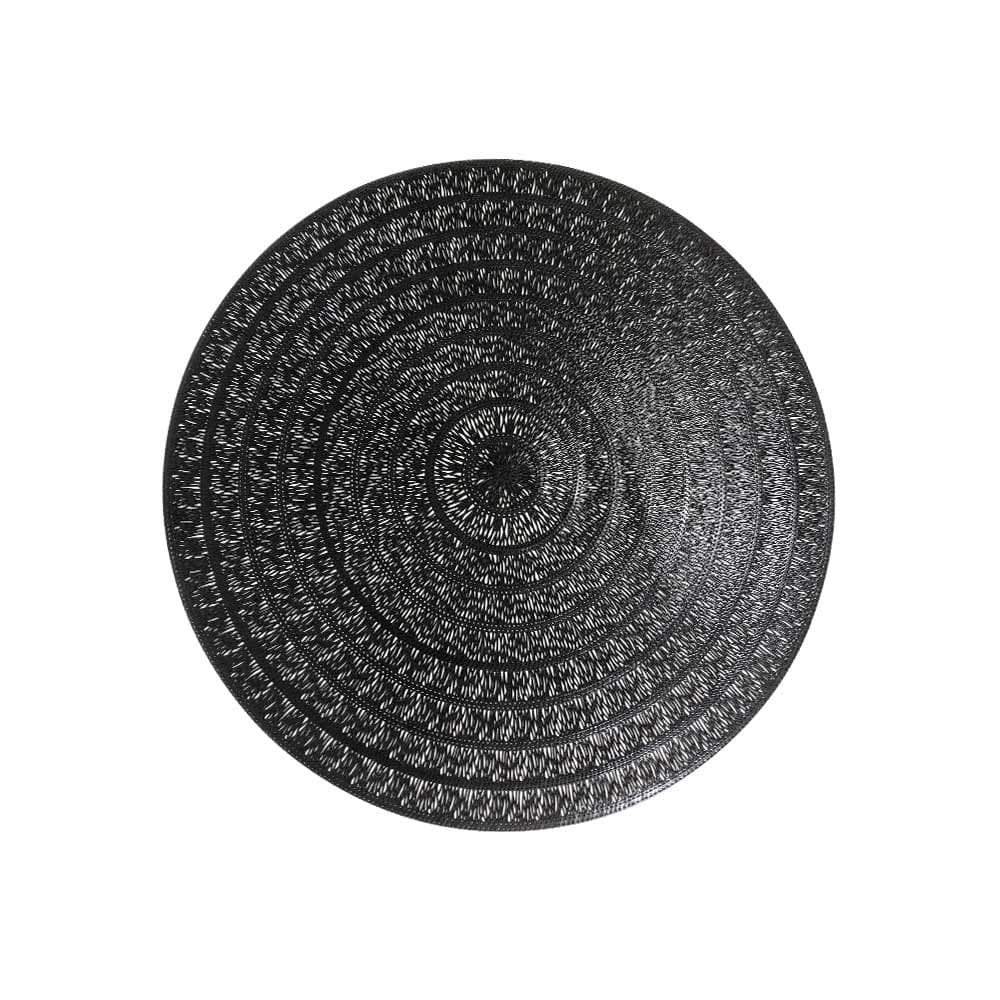 แผ่นรองจาน รุ่น อารูบ้า-สีดำ /38 ซม.