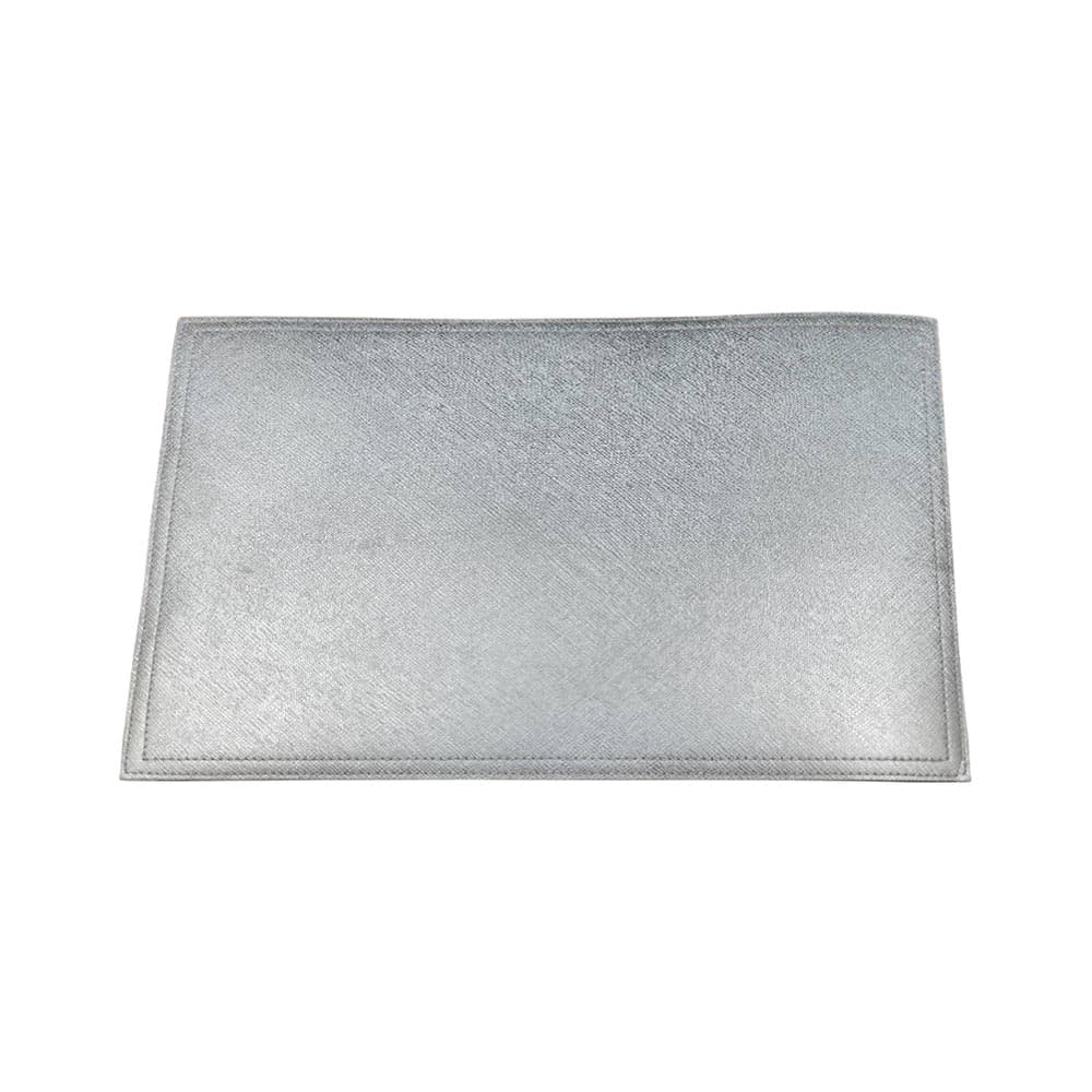 แผ่นรองจาน สีเงินเมทัลลิค ขนาดเล็ก