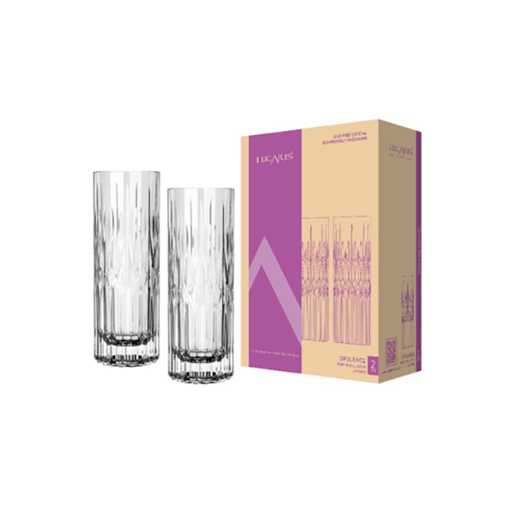 OPULENCE RUBY HI BALL/350 มล.,Set 2
