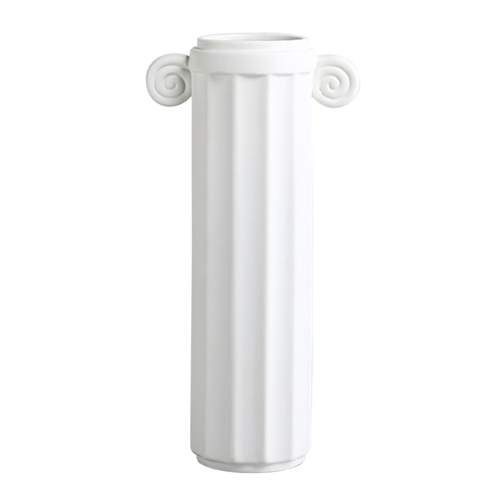 แจกันทรงโรมัน-003 สีขาว