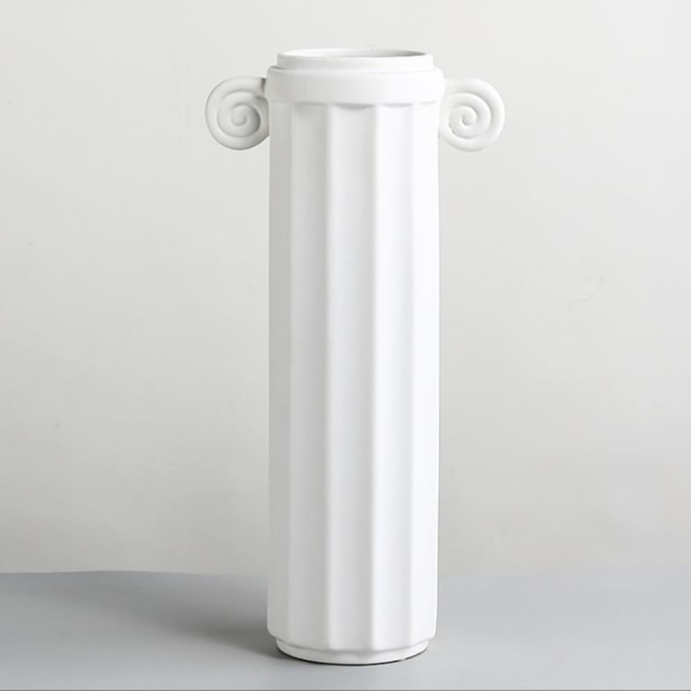 แจกันทรงโรมัน-003 สีขาว-2