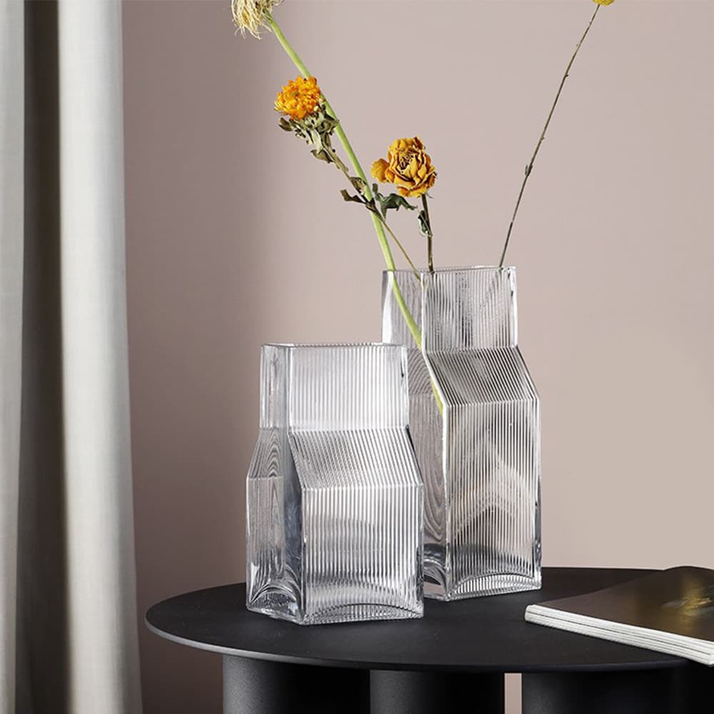 แจกันแก้ว ทรงโปร่งใส (ใหญ่)-2