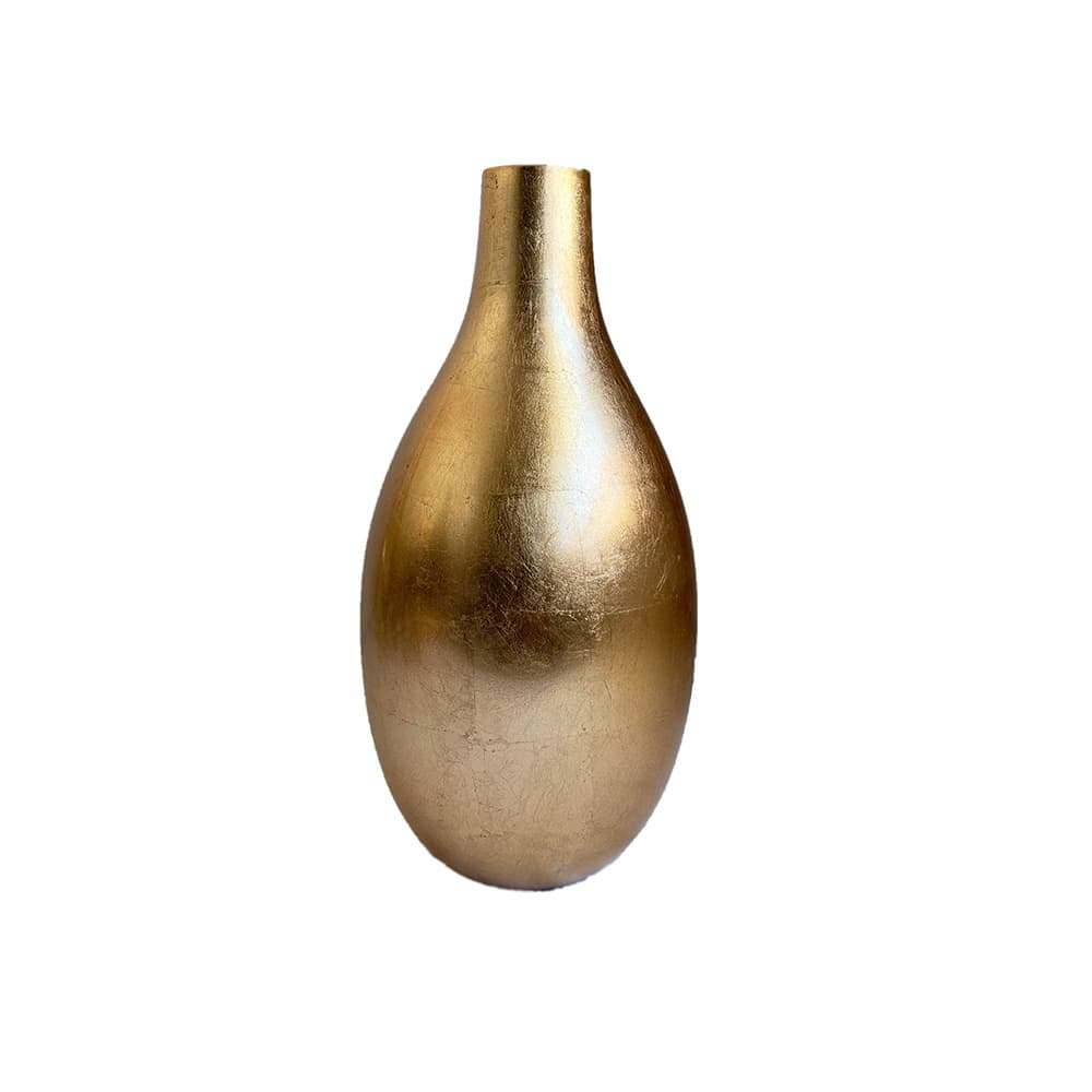 แจกัน รุ่นหัวหอม - 6 สีทอง /30.5 ซม