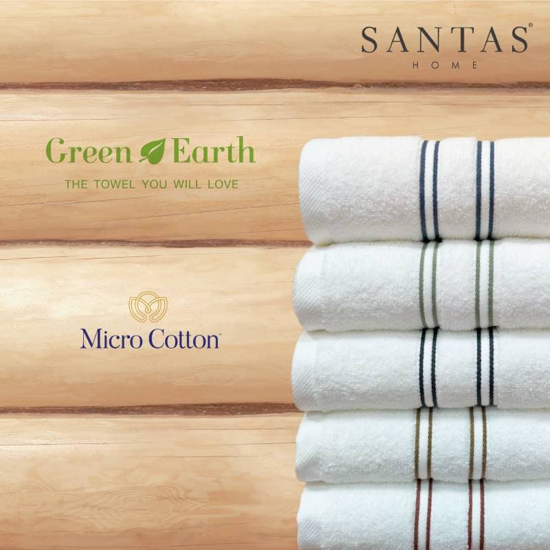 SA ECO MAGIC BORDERLINE GR/33x33,ผ้าเช็ดหน้า