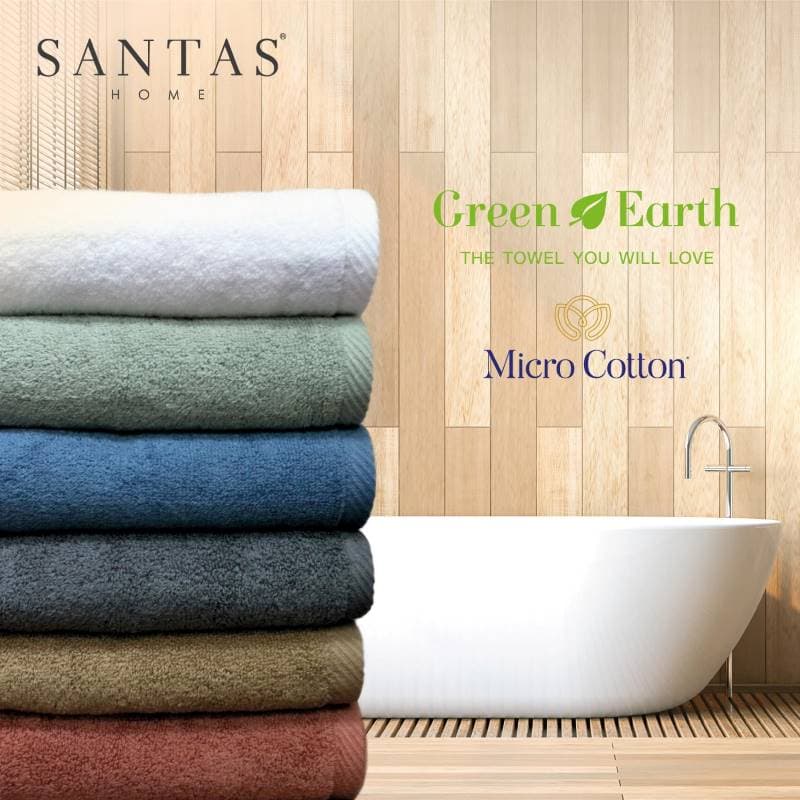 SA ECO MAGID SOLID MC-GREEN EARTH/33x33ผ้าเช็ดหน้า