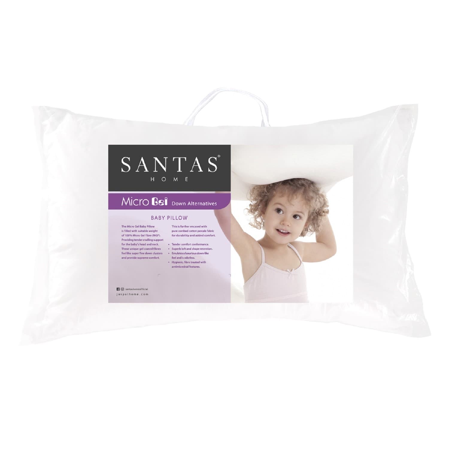 SAPBMG05 BABY MICROGEL WH/12X20,หมอนหนุน